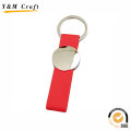 High Sale PU Leather Key Chain for Laser Engraved (Y02043)